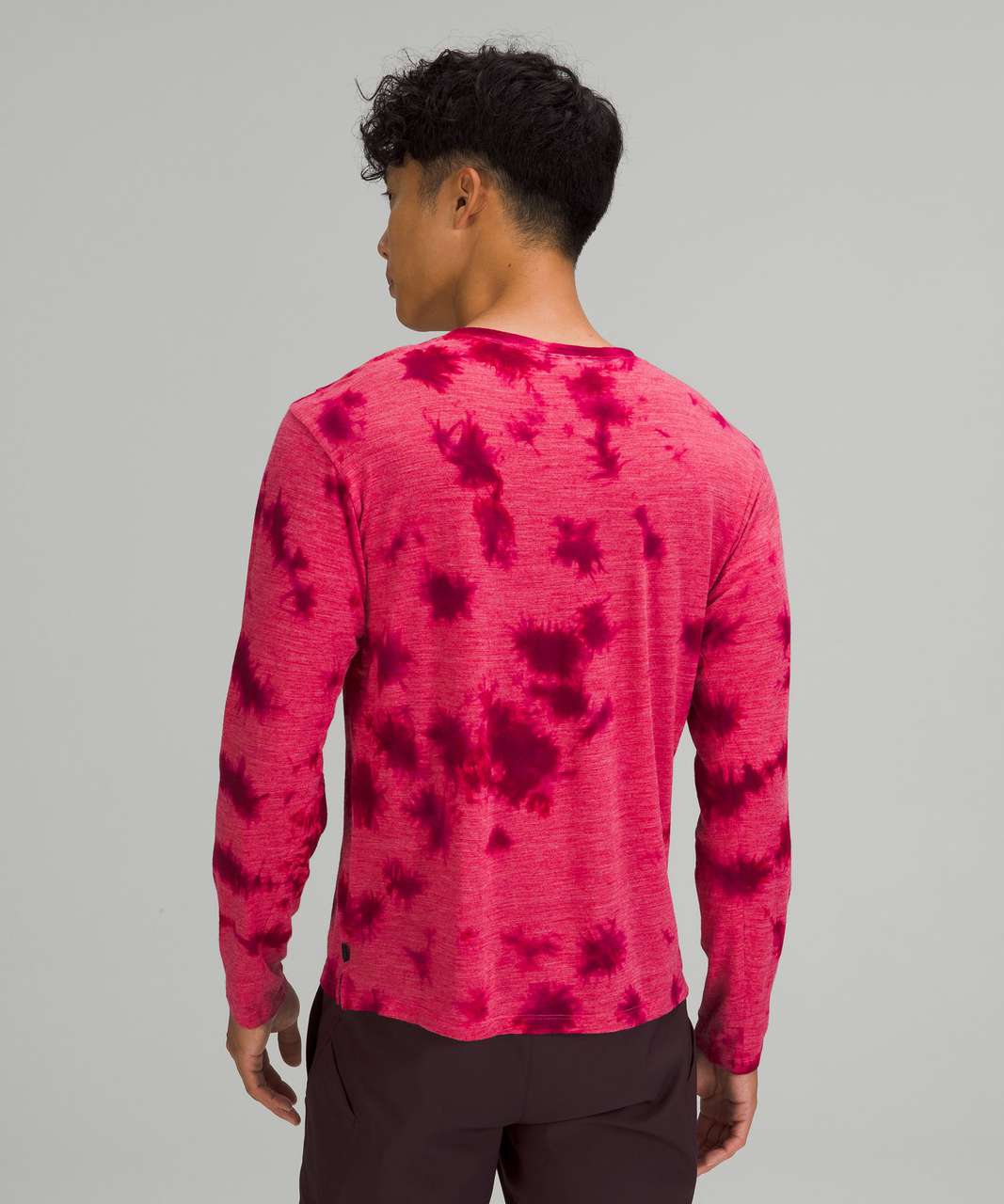 Lululemon lab Wool-Blend Tie Dye T-Shirt - Mimic Tie Dye Pink Dragonfruit  Wild Berry - lulu fanatics