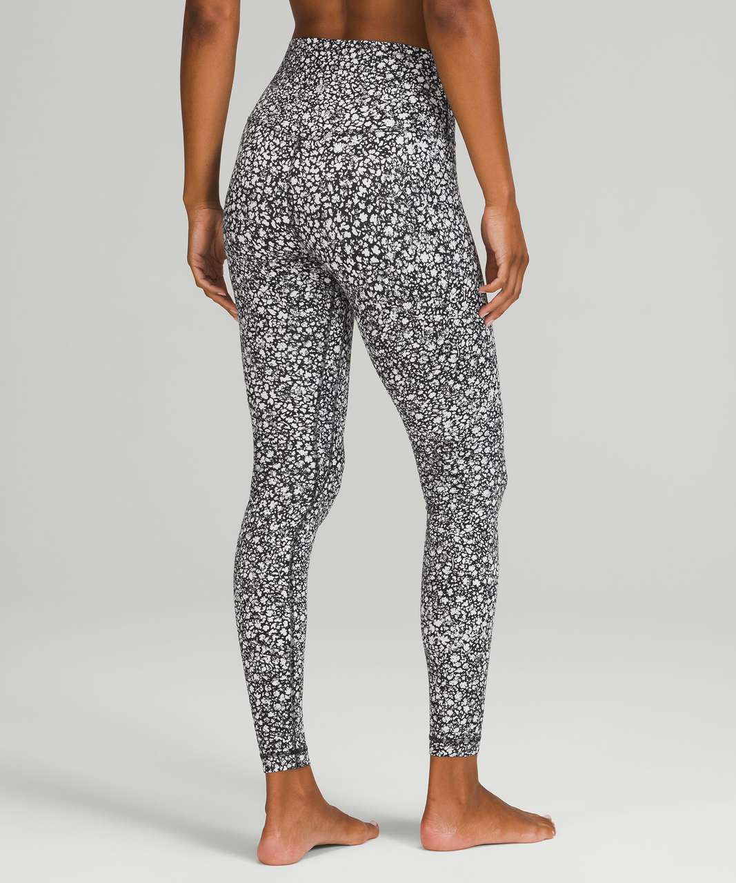 Lululemon Align Pant 28 - Folk Floral Emboss Black Black - lulu