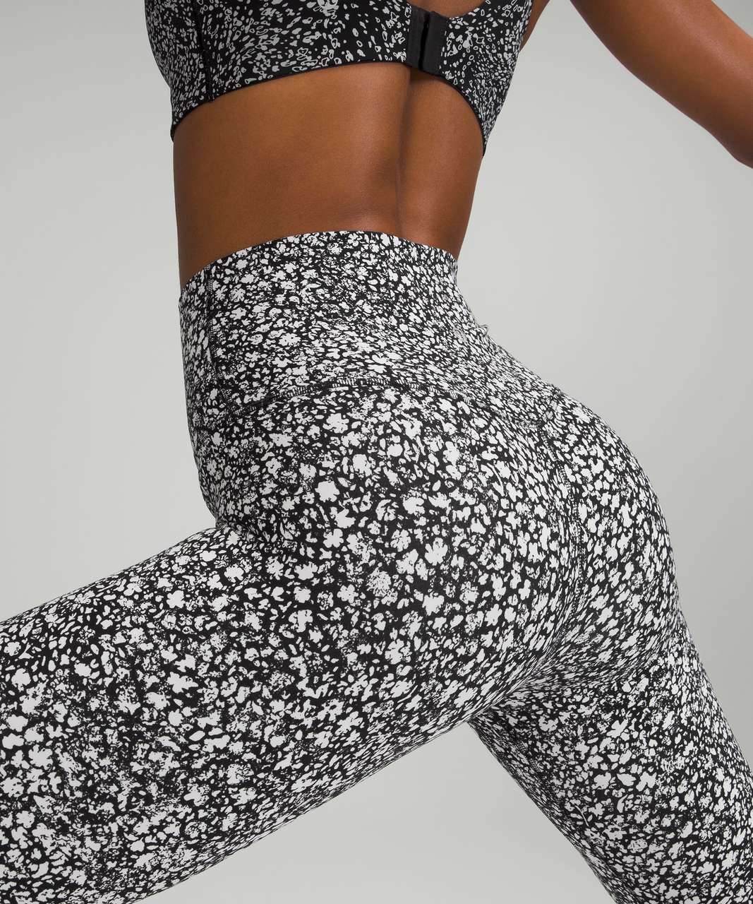 Lululemon Align High-rise Pant 28 Intertwined Camo Deep Coal Multi