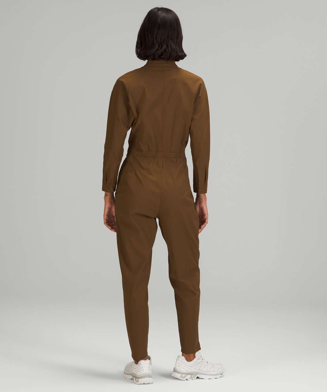 Lululemon lab Woven Long Sleeve Jumpsuit - Deep Artifact