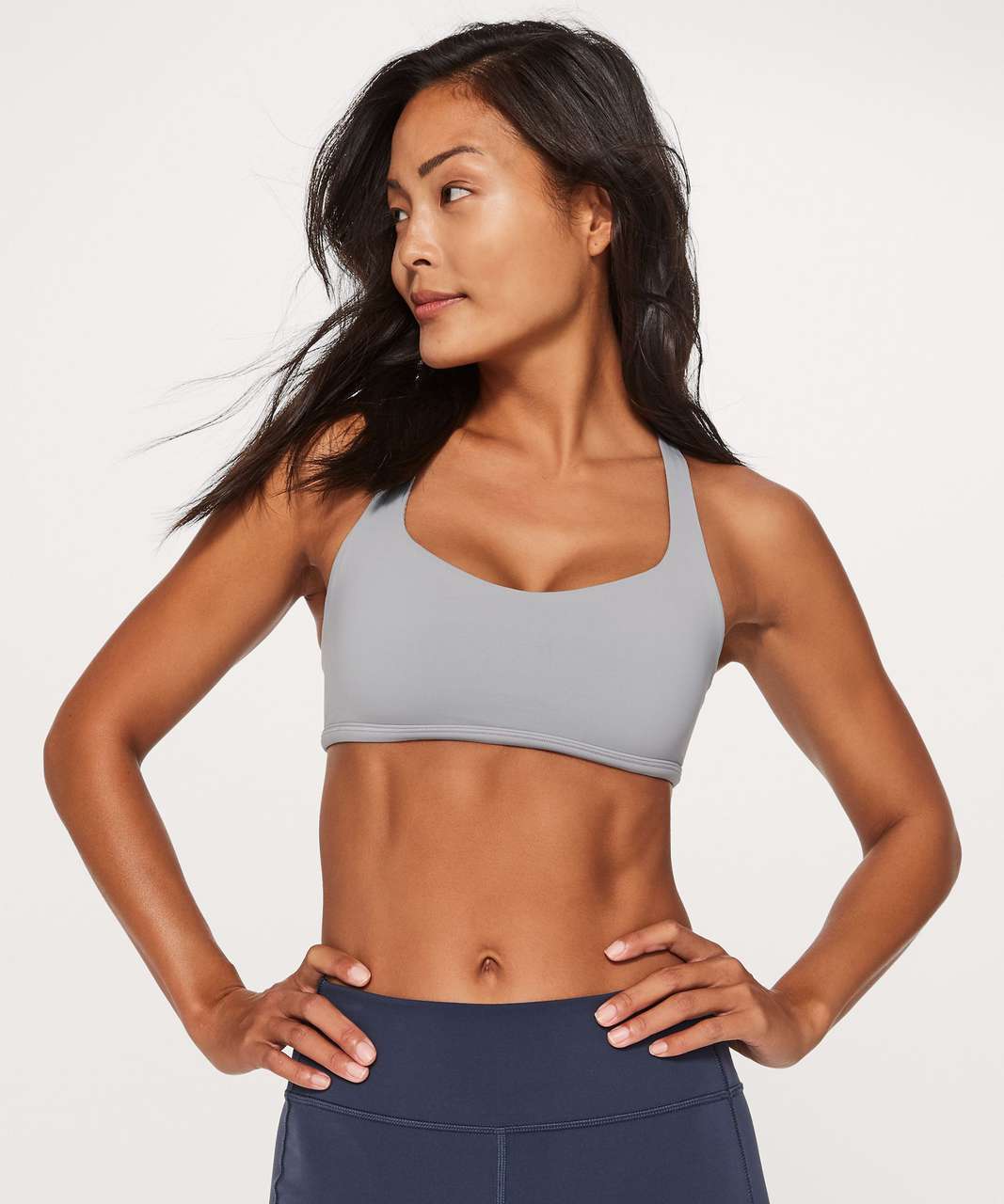 Lululemon Free to Be Bra - Wild *Light Support, A/B Cup - Ice Grey