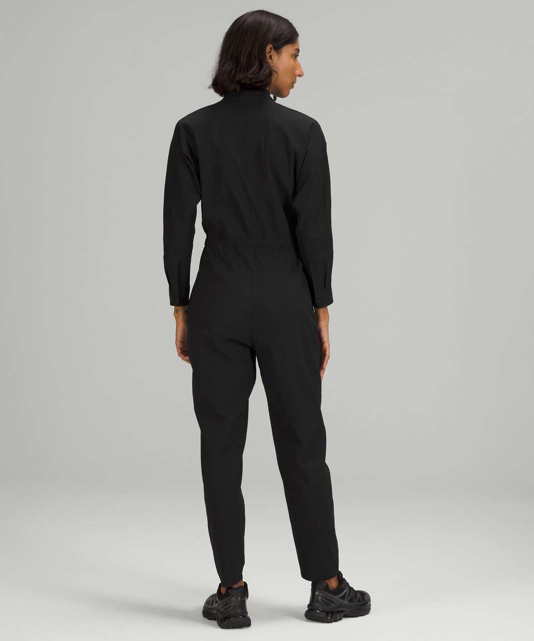 Lululemon lab Woven Long Sleeve Jumpsuit - Black