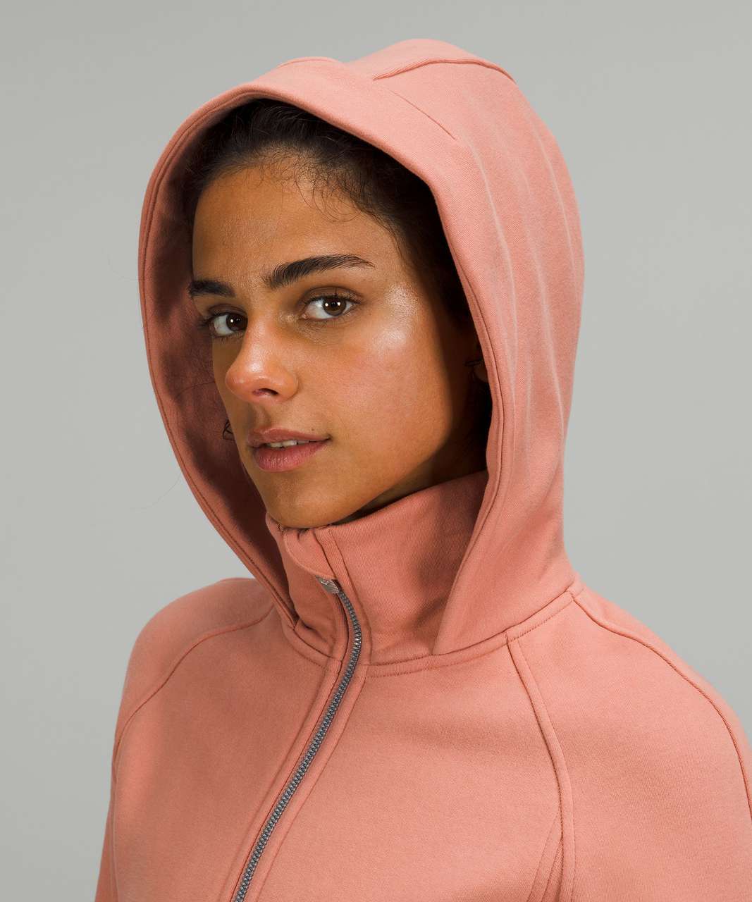 Lululemon Textured Fleece Full-Zip Jacket - Pink Savannah - lulu fanatics