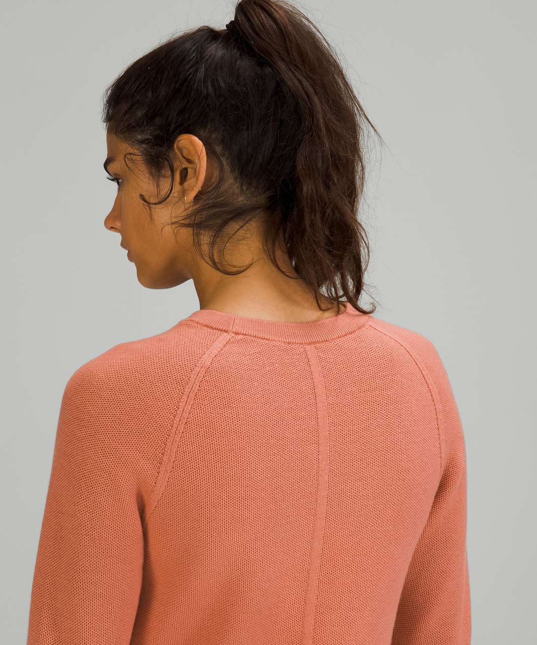 Lululemon Merino Wool Honeycomb Sweater - Pink Savannah