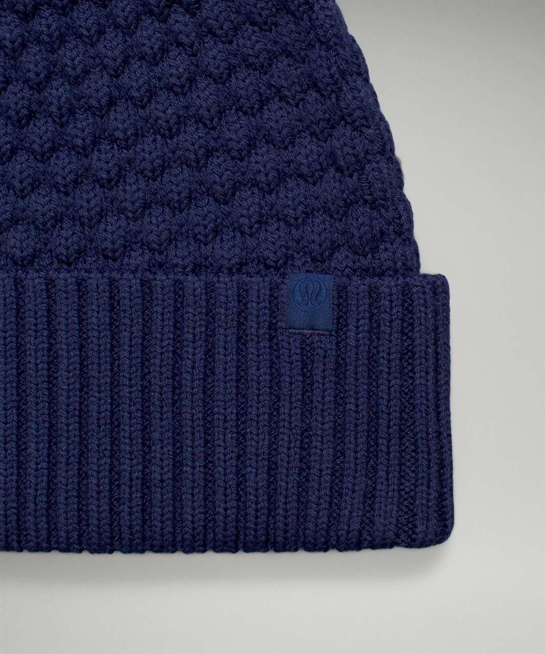 Lululemon Bubble Knit Pom Beanie - Night Sea - lulu fanatics