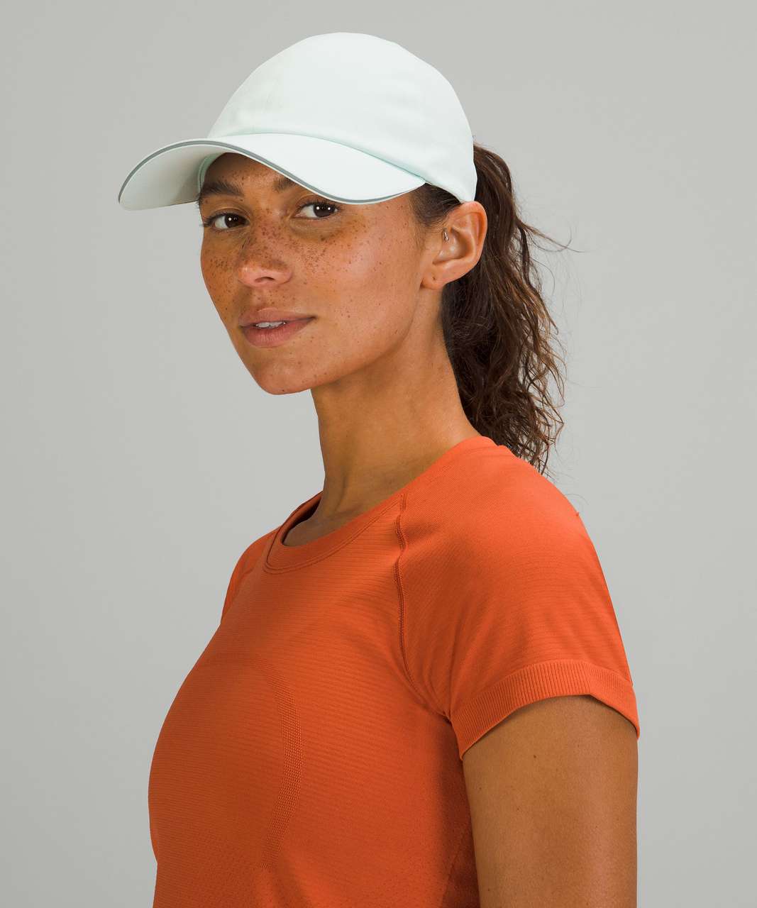 Lululemon Womens Fast and Free Ponytail Running Hat - Delicate Mint