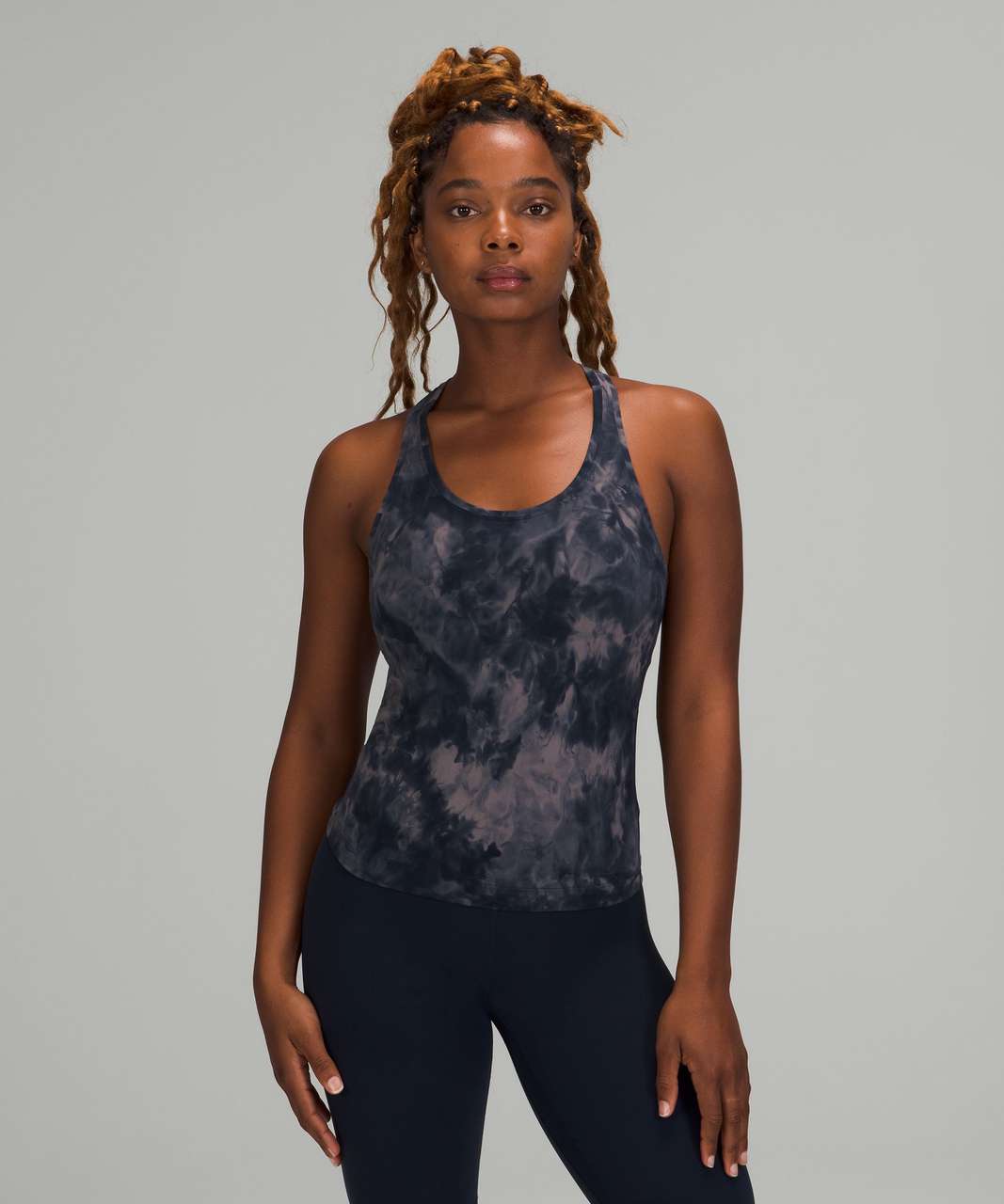 Lululemon Cool Racerback Short Tank Top *Nulu - Diamond Dye Lunar Rock True Navy