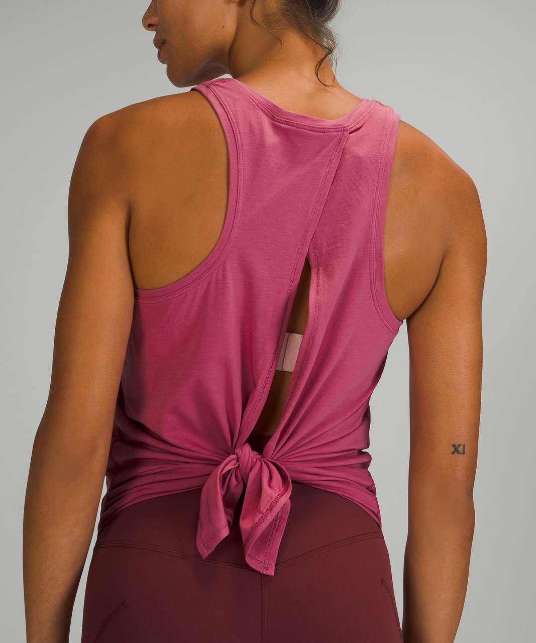 Lululemon All Tied Up Tank Top *Pima Cotton - Pink Lychee