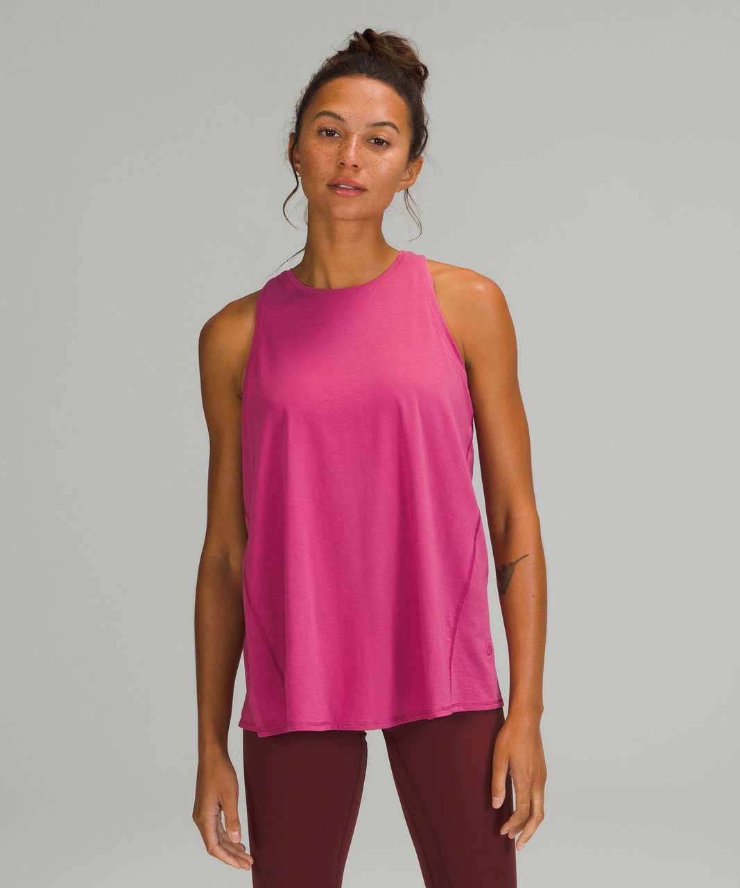 New Lululemon All Tied Up Tank Top Size 10 Pink India