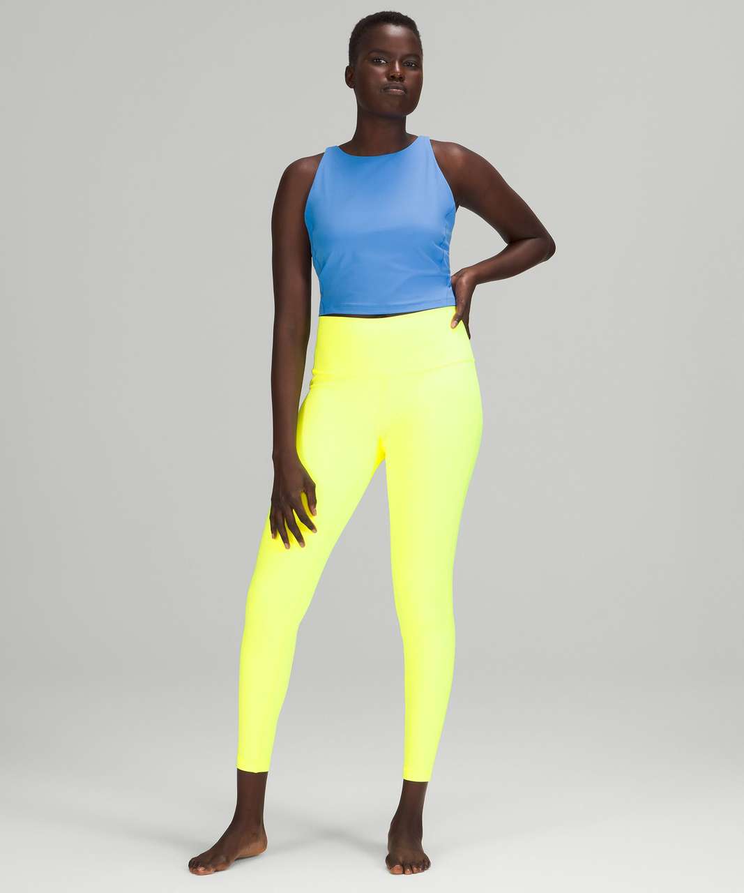 Lelelemon Lively Super Yellow Lemon Shiny Leggings - What Devotion❓ -  Coolest Online Fashion Trends