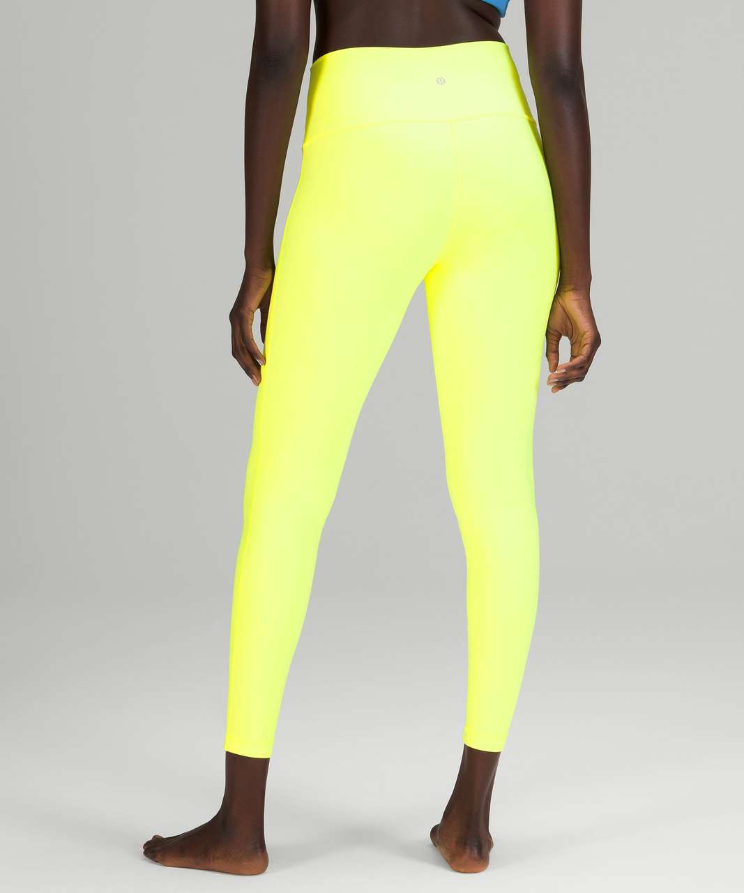 Lululemon NWT yellow serpentine align leggings 25” size 10 large new bright