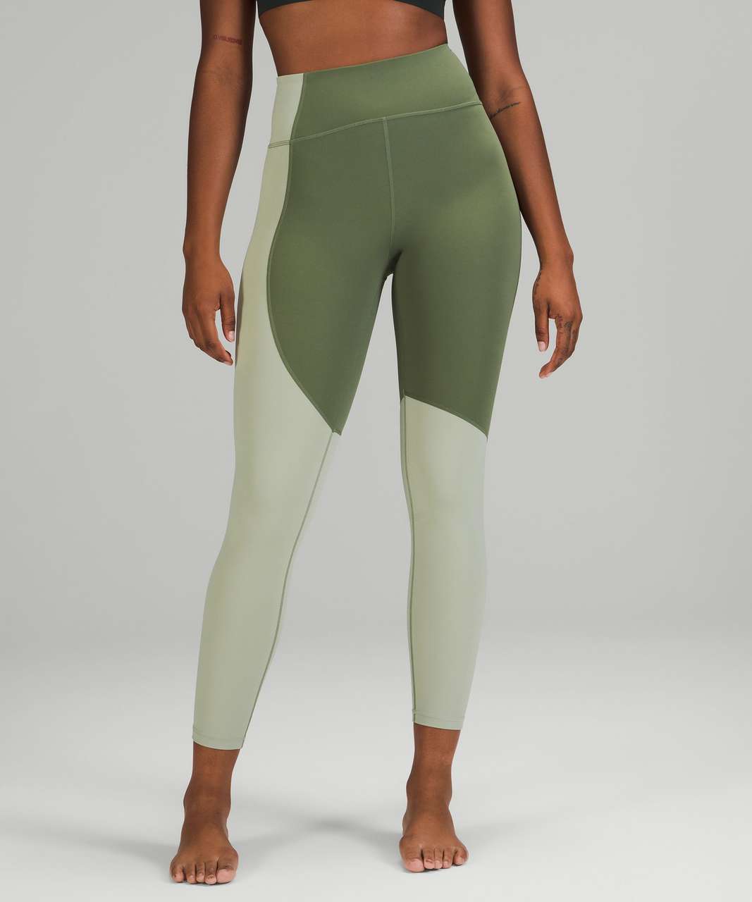 ❤️ NWT Lululemon Align HR Crop 23 Size 6 Rainforest Green Nulu