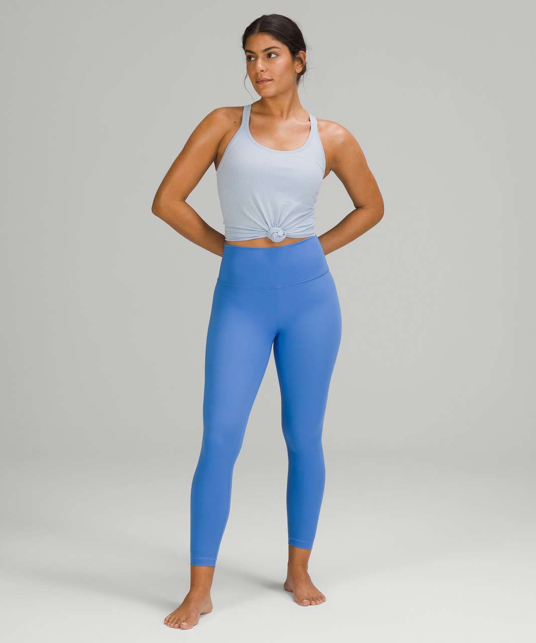 Lululemon Chambray Wunder Under 25” Leggings Blue Size 4 - $60 (38% Off  Retail) - From Taylor