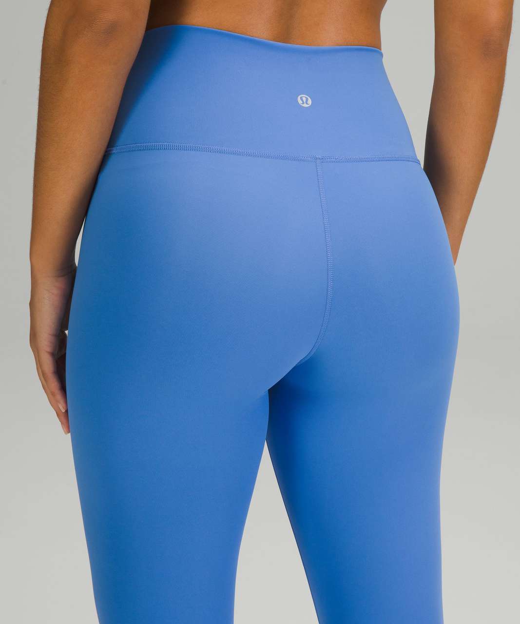 Lululemon N10416 High Rise Wunder Under Crop 21 Inseam Leggings Women's 4  Blue