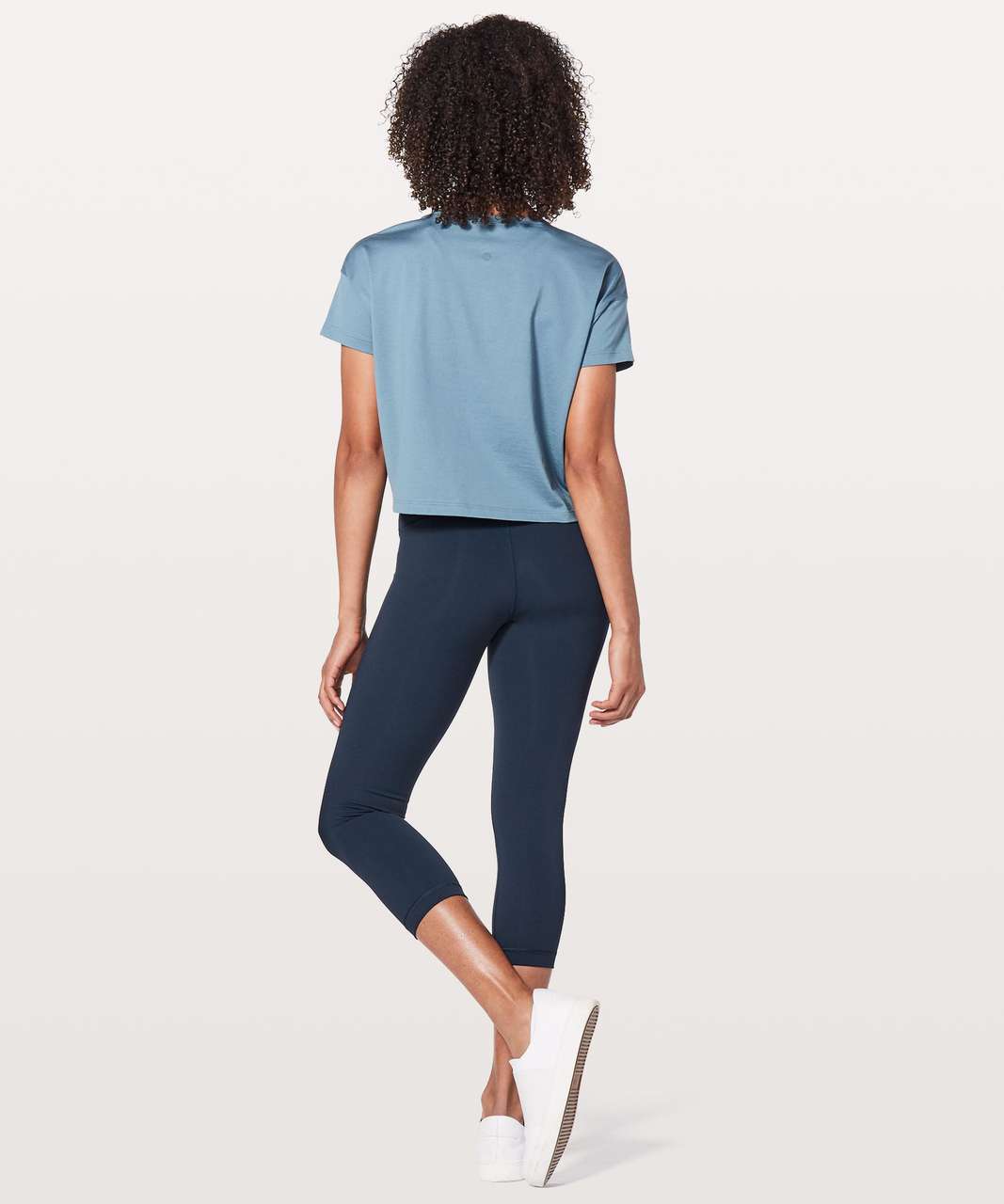 LULULEMON WUNDER UNDER HR CROP 21FLUX SIZE 10 MELANITE 