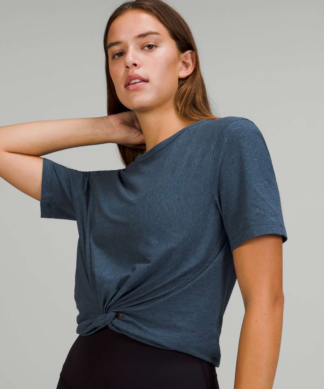 Lululemon Crescent T-Shirt - Heathered Iron Blue