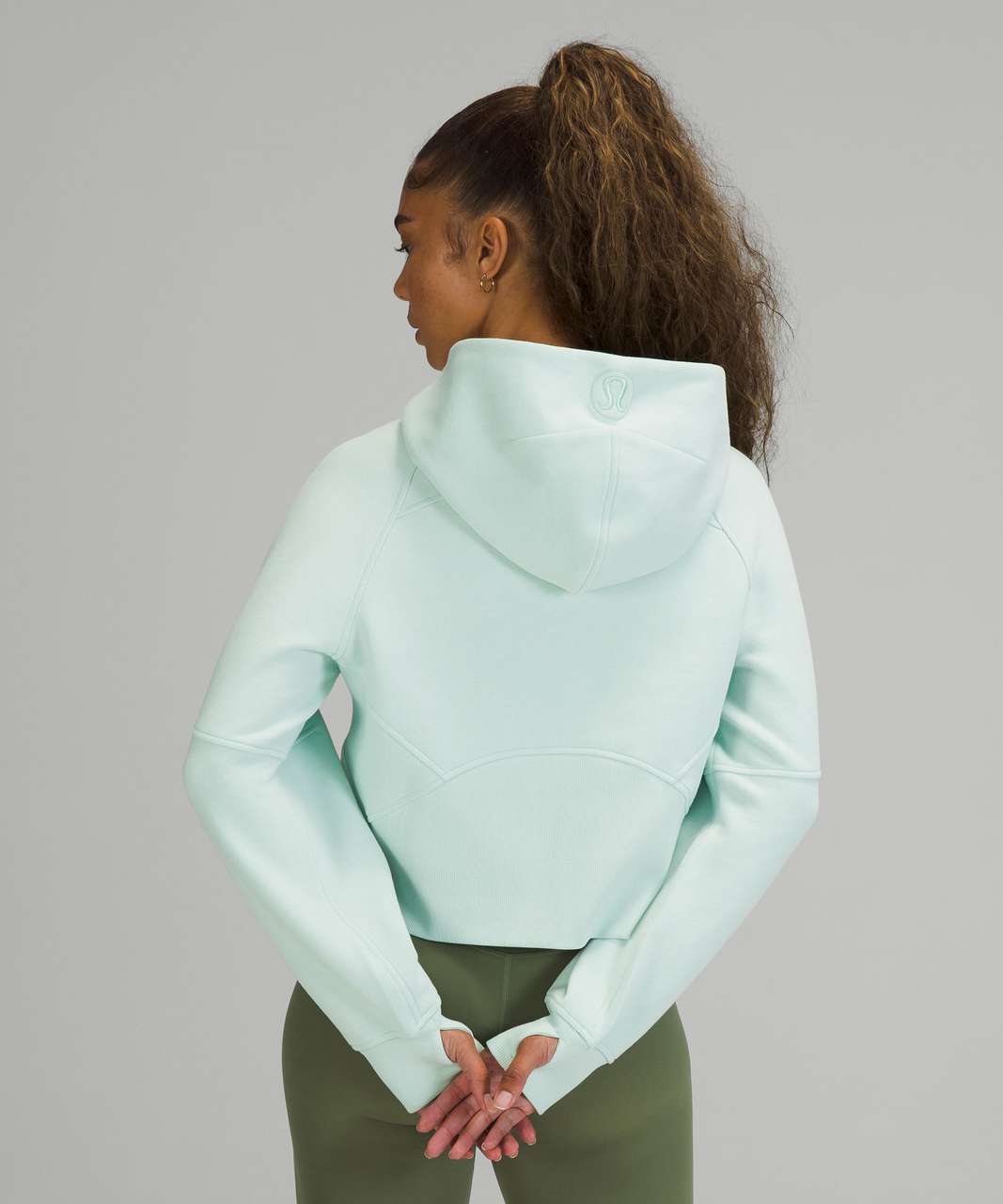 Lululemon Scuba Oversized Half-Zip Hoodie - Delicate Mint - lulu fanatics