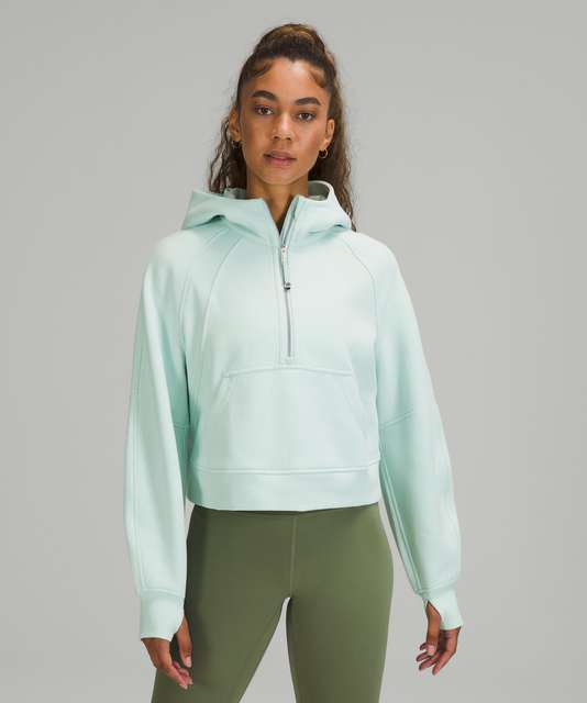 lululemon athletica, Tops, Nwt Lululemon Tidewater Teal Scuba Oversized  Full Zip Hoodie Size Xss