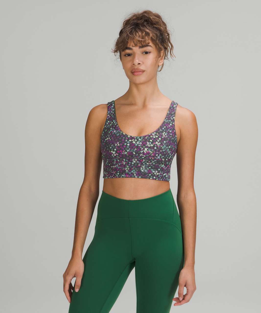 Lululemon Align Reversible Bra *Light Support, A/B Cups - Black / Le Tigre  Camo Deep Coal Multi - lulu fanatics