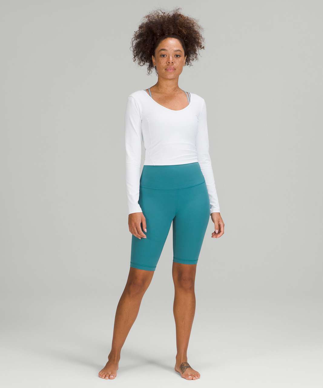 Lululemon Align™ Super-high-rise Shorts 10 In Capture Blue