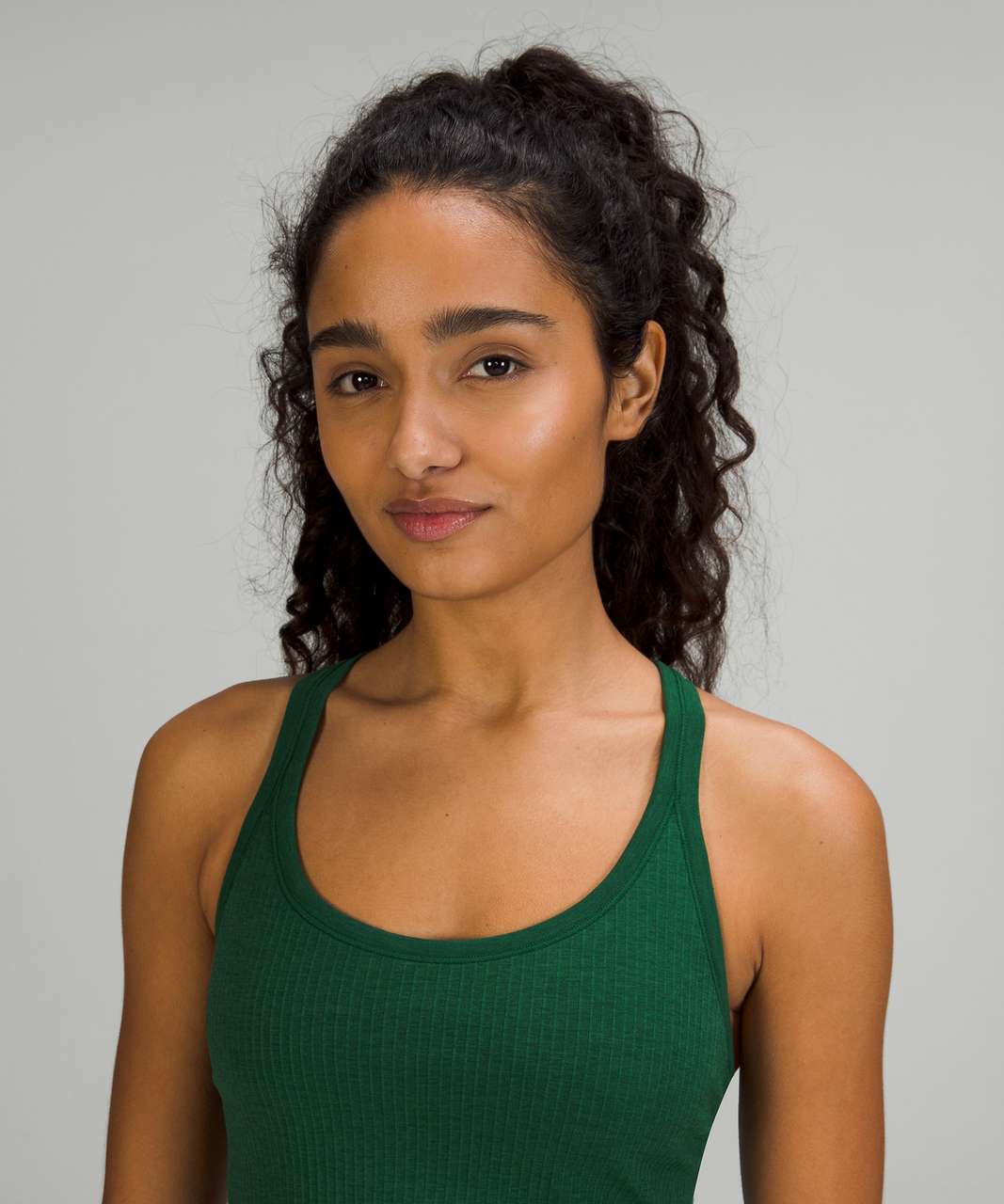 lululemon Ebb To Street Tank Everglade Green Size 8 EVRG NWT