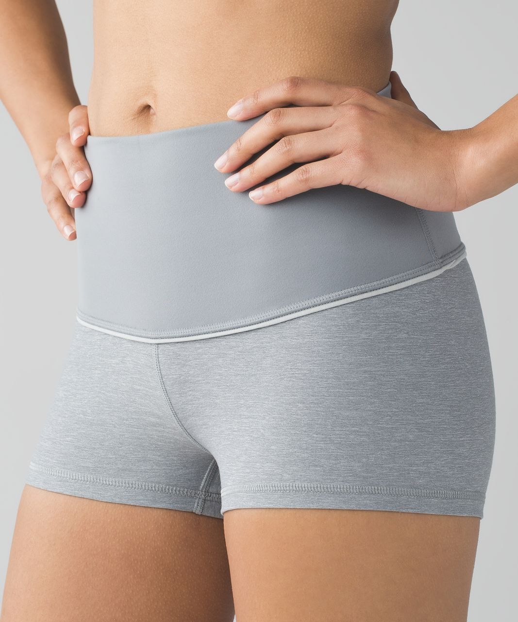 Lululemon Boogie Short (Roll Down) - Heathered Battleship / Battleship / Heathered Seal Grey