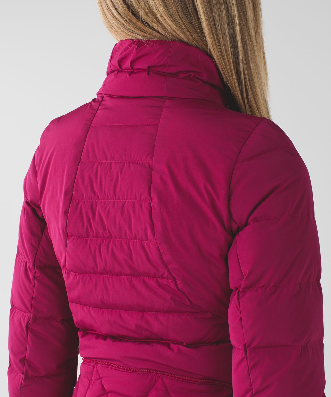 Lululemon Fluffed Up Jacket - Berry Rumble / Heathered Herringbone Heathered Berry Rumble Bordeaux Drama