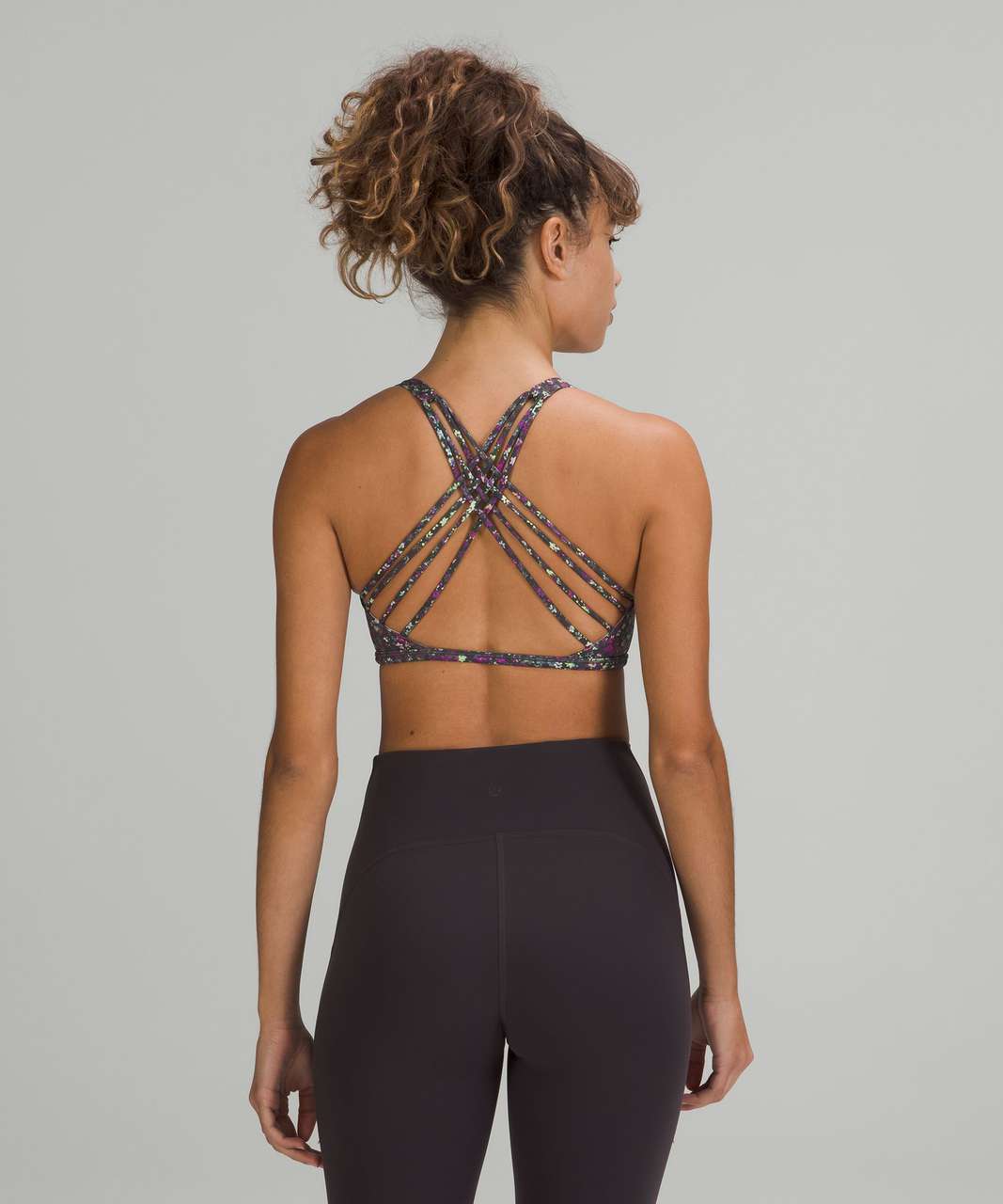 Lululemon Free to Be Bra - Wild *Light Support, A/B Cup - Fleur Motion Multi