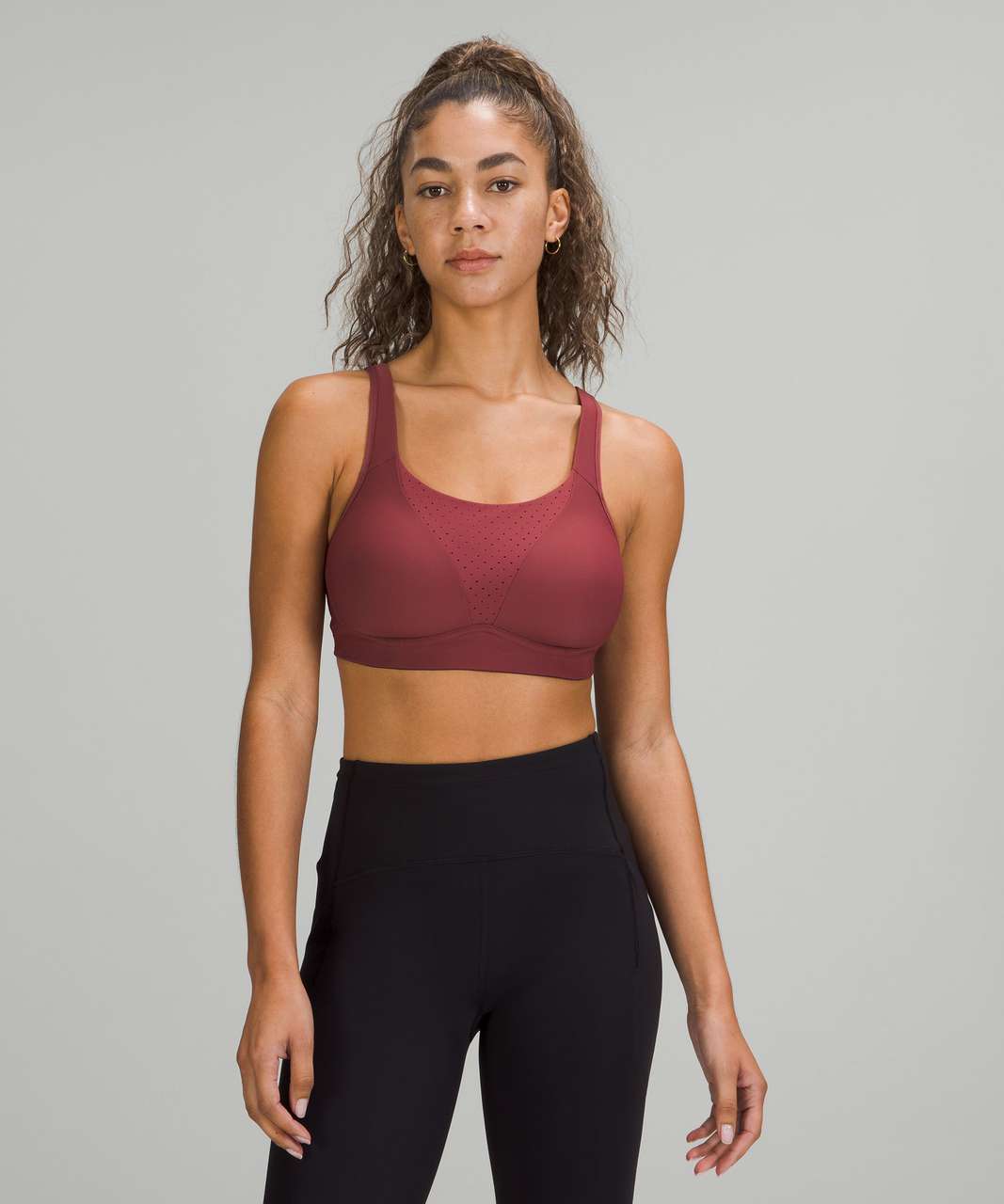 Lululemon Run Times Bra *High Support, B–G Cups - Vivid Plum