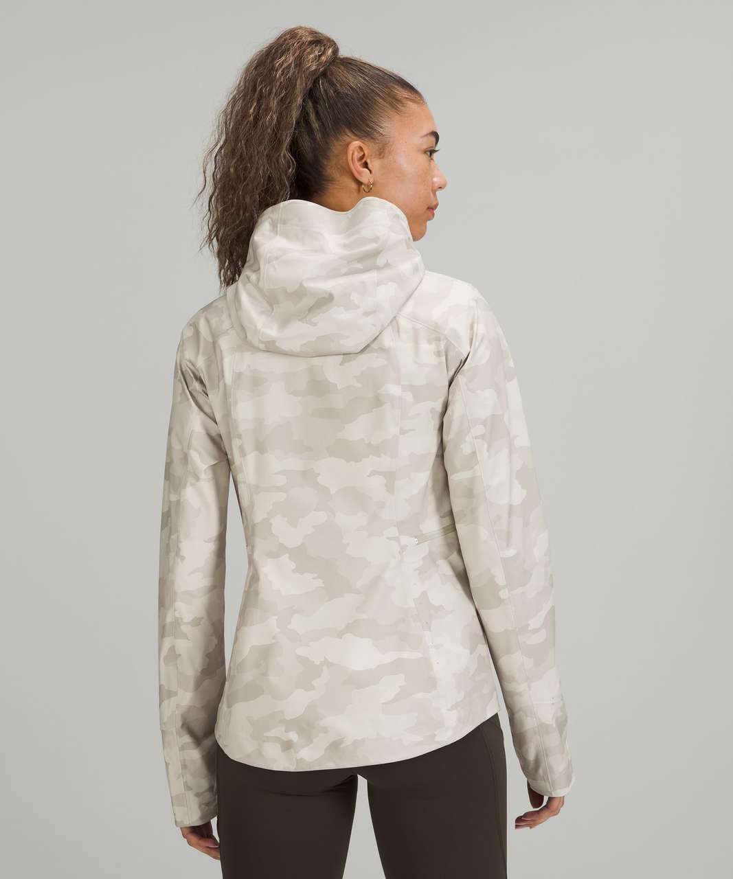 Lululemon Break a Trail Jacket - Incognito Camo Multi Grey - lulu