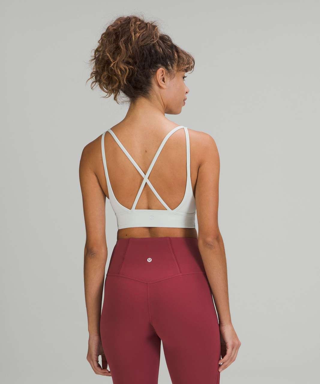 Lululemon In Alignment Longline Bra *Light Support, B/C Cup - Ocean Air