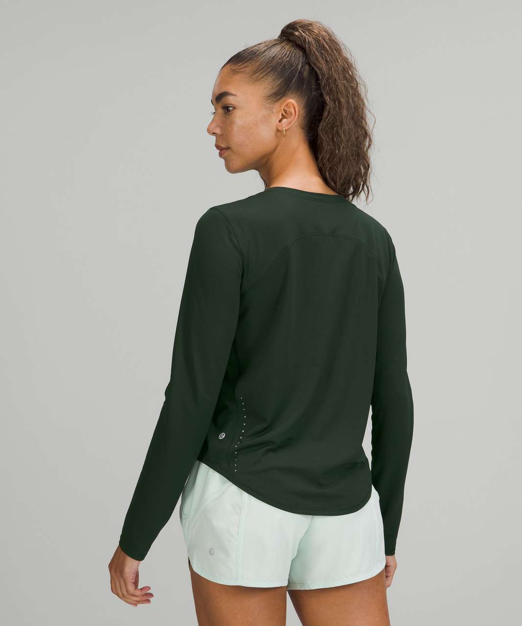 LULULEMON UK 6-8 (US 4) Align Long Sleeve Shirt £78 Green Foliage Yoga Bare  £45.00 - PicClick UK