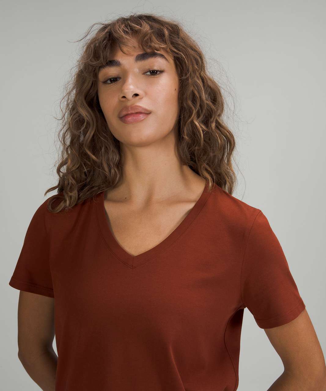 Lululemon Love V-Neck T-Shirt - Date Brown