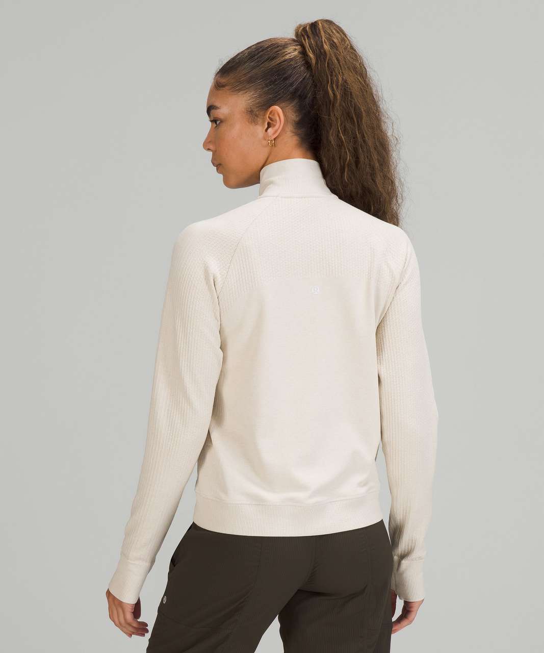 Lululemon Engineered Warmth Half-Zip - Natural Ivory / Natural Ivory