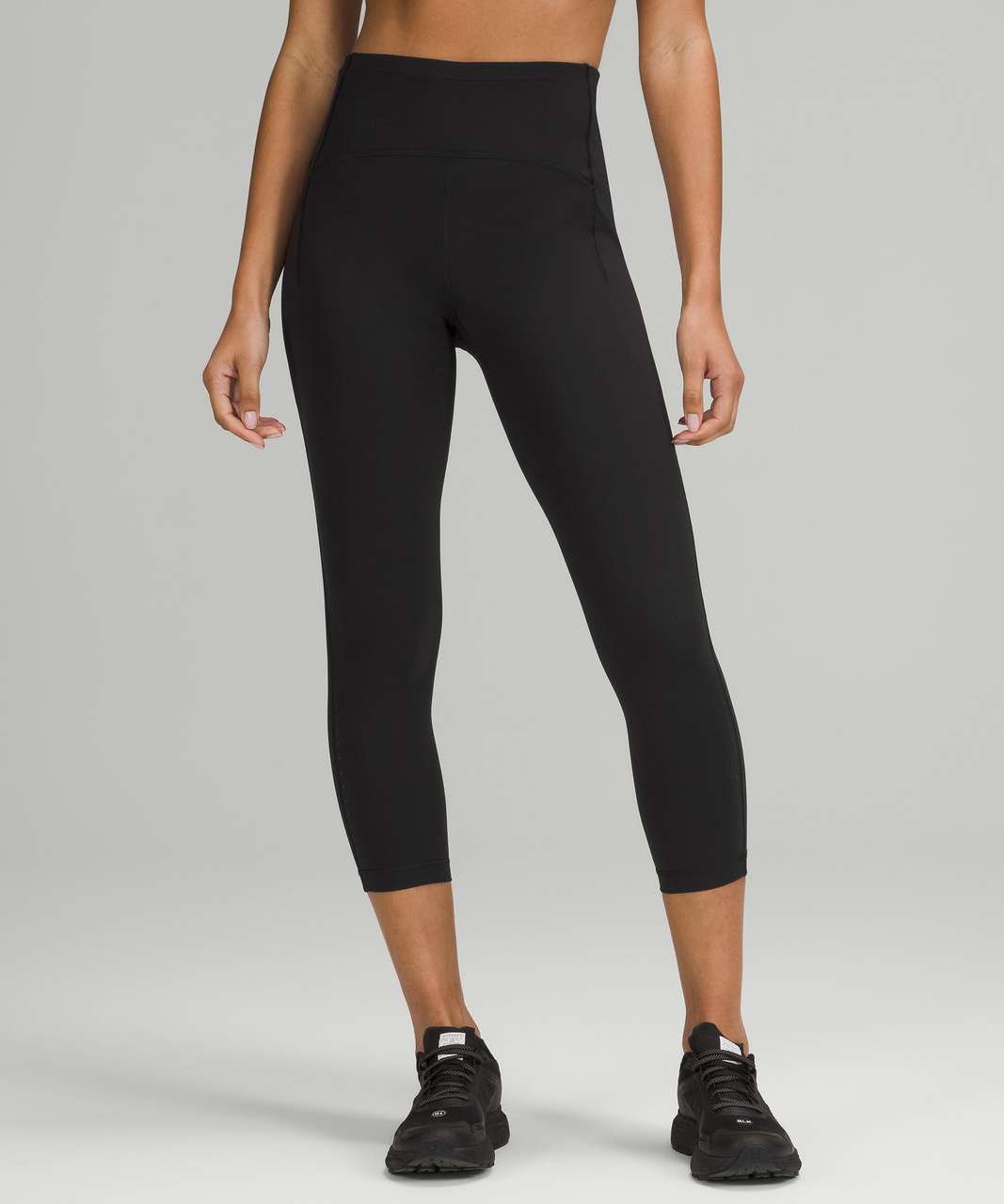 Lululemon Swift Speed High-Rise Crop 23" *Brushed Luxtreme - Black