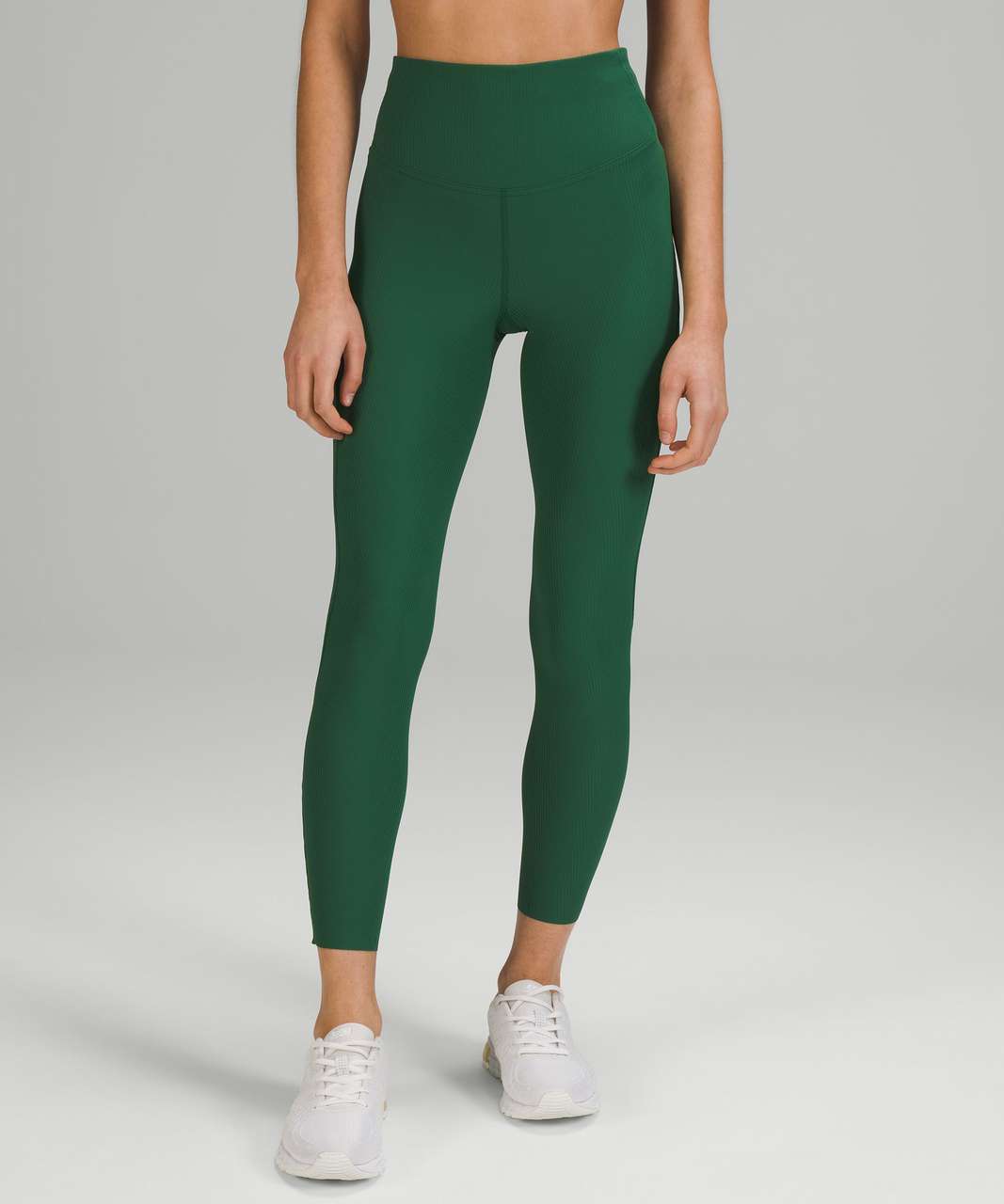 Lululemon Base Pace High-Rise Ribbed Tight 25" - Everglade Green