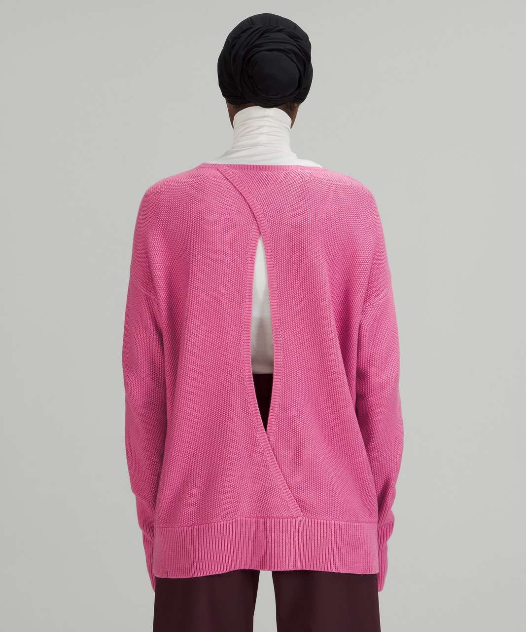 Lululemon Cashlu Crossover Back Sweater - Pink Blossom