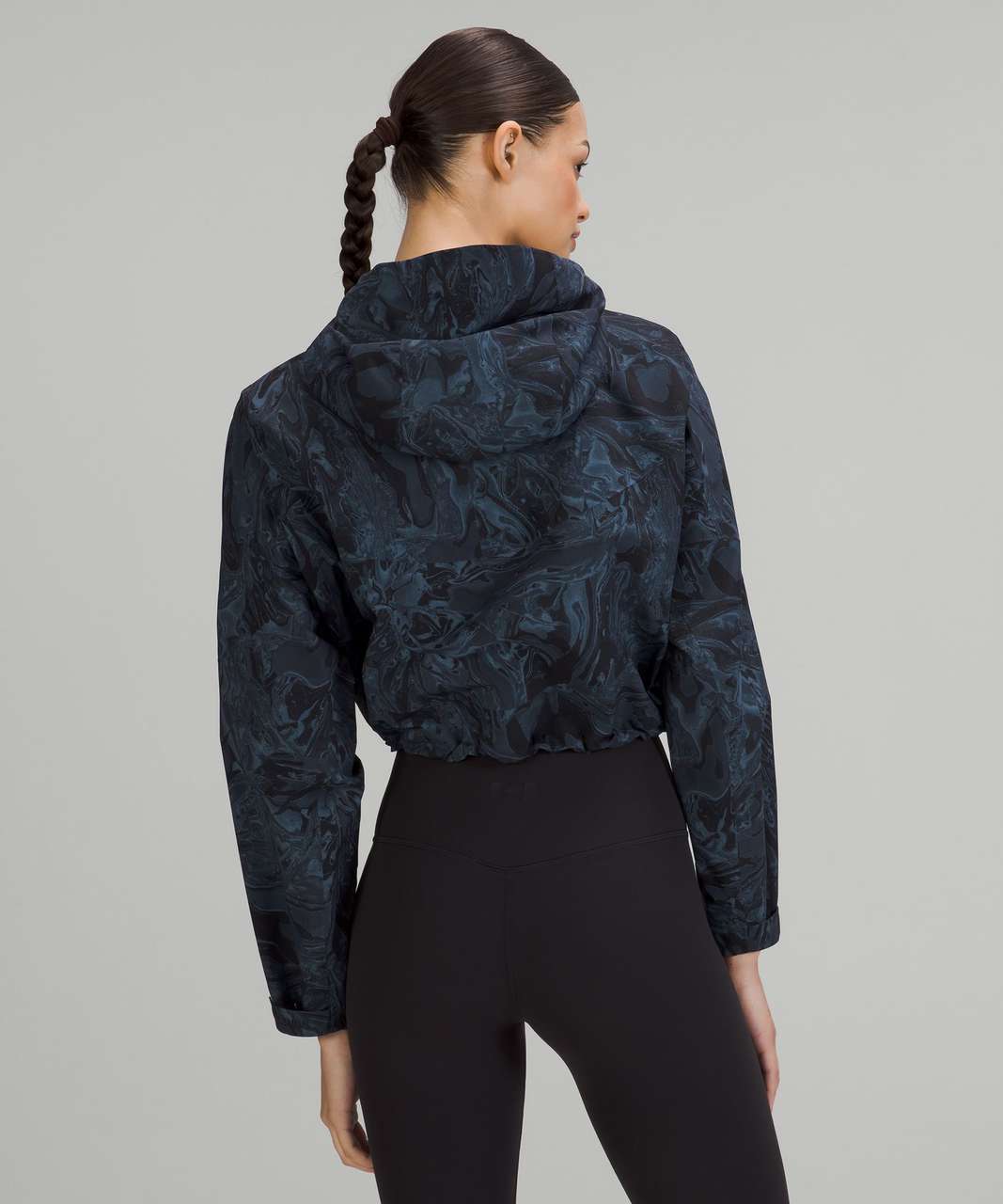 Lululemon Cropped Jacket - Maple Metamorphosis Navy Multi