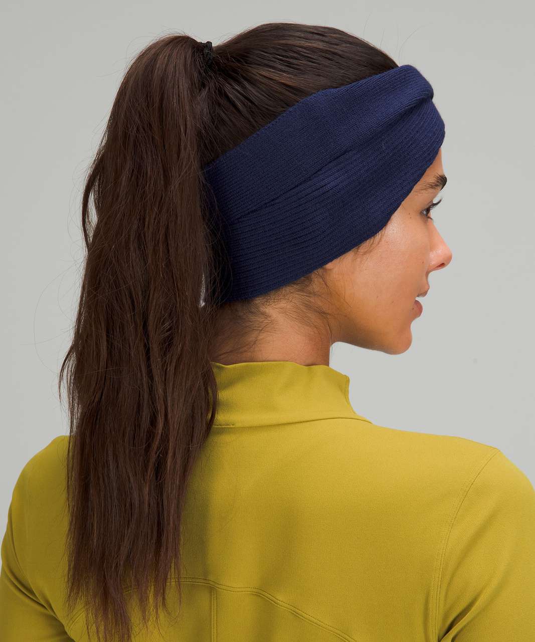 Lululemon Twist Knit Ear Warmer - Night Sea