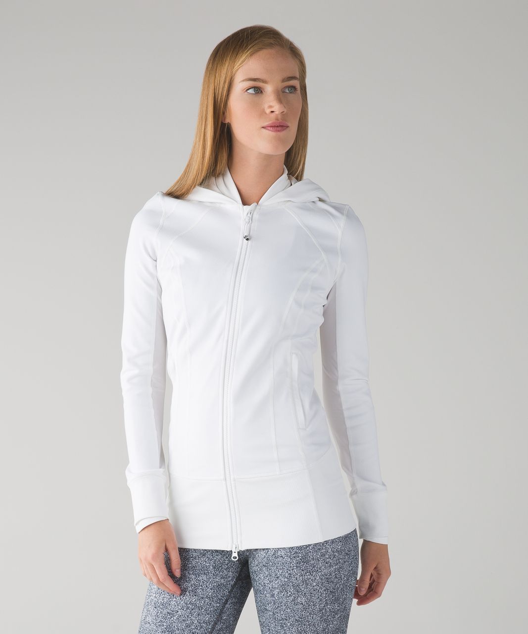 Lululemon Sleek Essentials Jacket - White - lulu fanatics