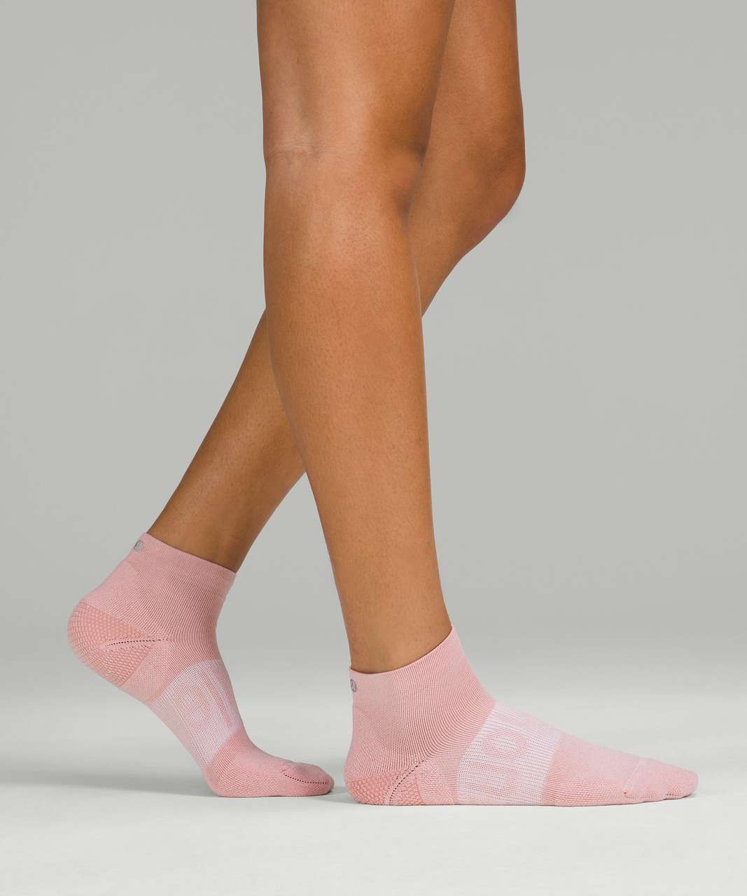 Lululemon Power Stride Ankle Sock - Pink Puff - lulu fanatics