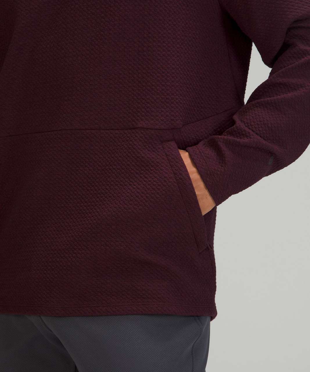 Lululemon At Ease Hoodie - Heathered Cassis / Black