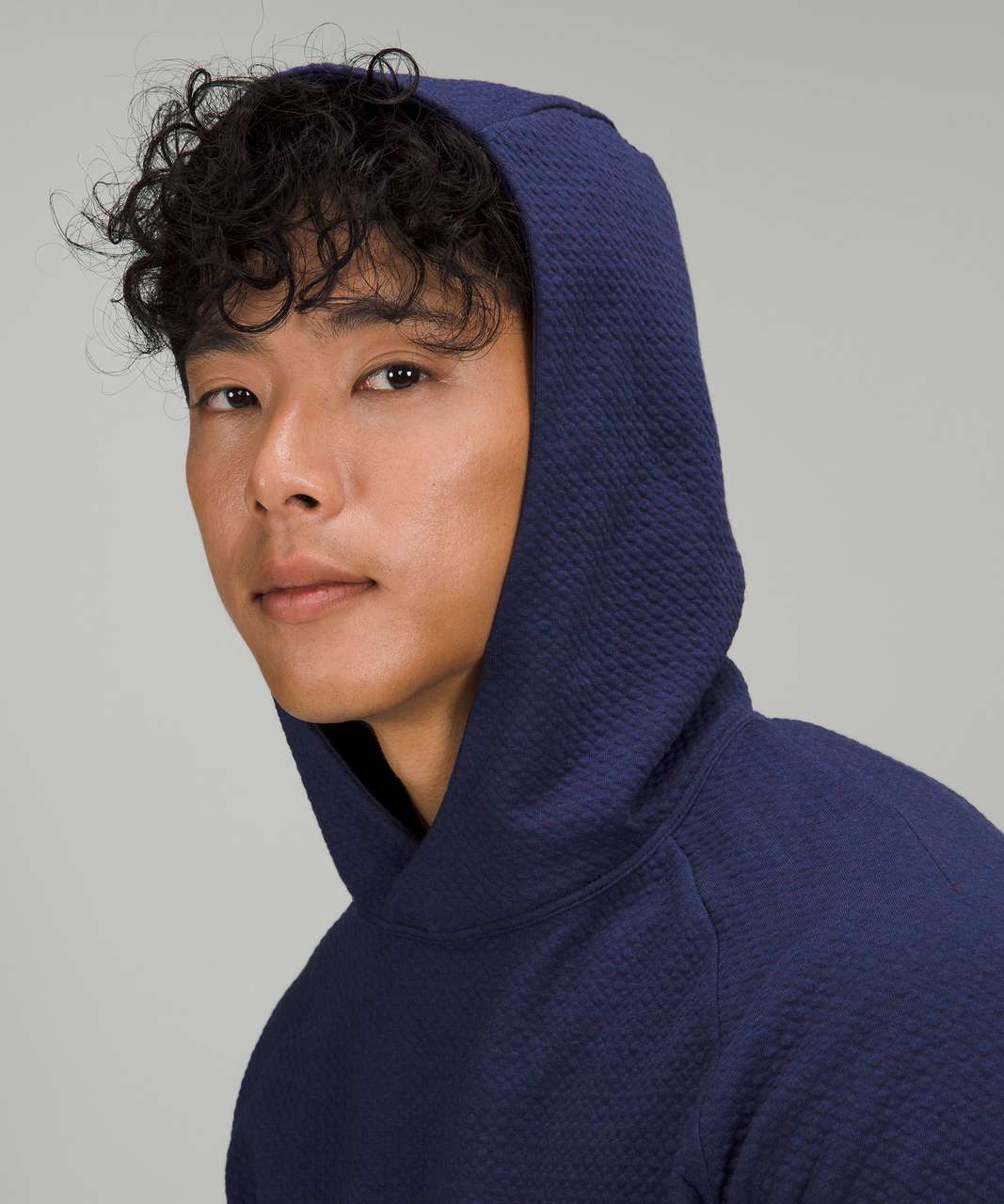 Lululemon At Ease Hoodie - Heathered Night Sea / Black