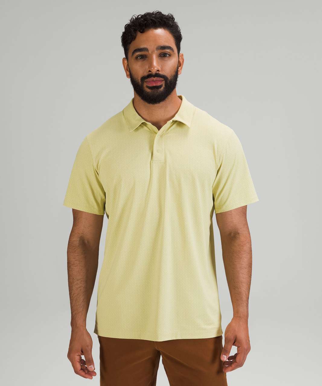 Lululemon Evolution Short Sleeve Polo Shirt - Smoked Spruce - lulu fanatics