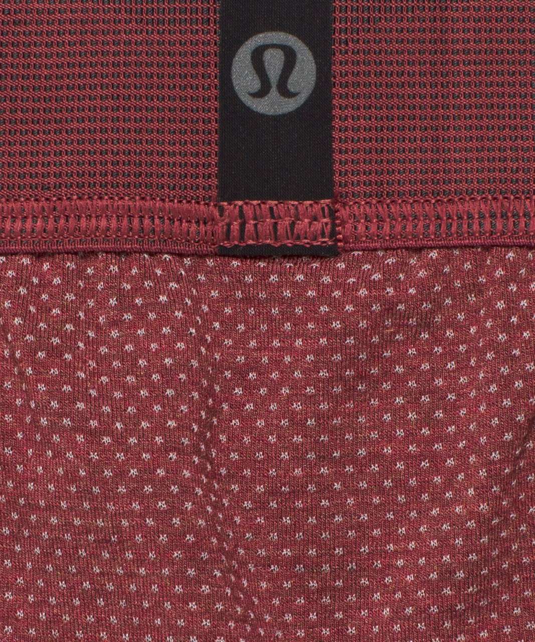 Lululemon Always In Motion Mesh Boxer 5" - Heathered Mulled Wine