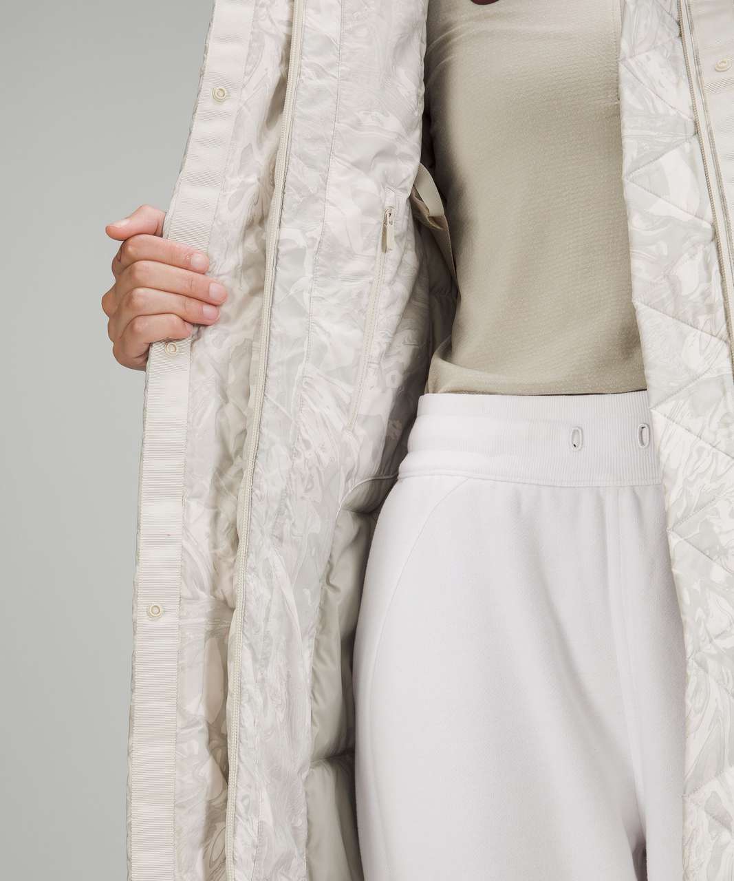 Lululemon Down Jacket - Maple Metamorphosis Light Neutral Multi (First Release)