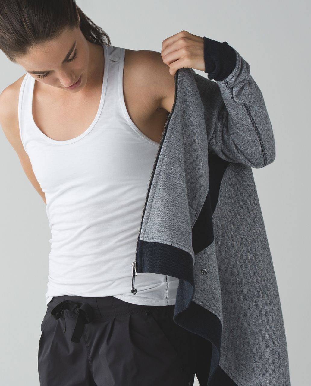 Lululemon On The Daily Hoodie (Cotton) - Heathered Naval Blue