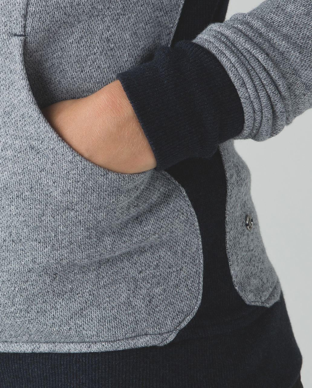 Lululemon On The Daily Hoodie (Cotton) - Heathered Naval Blue