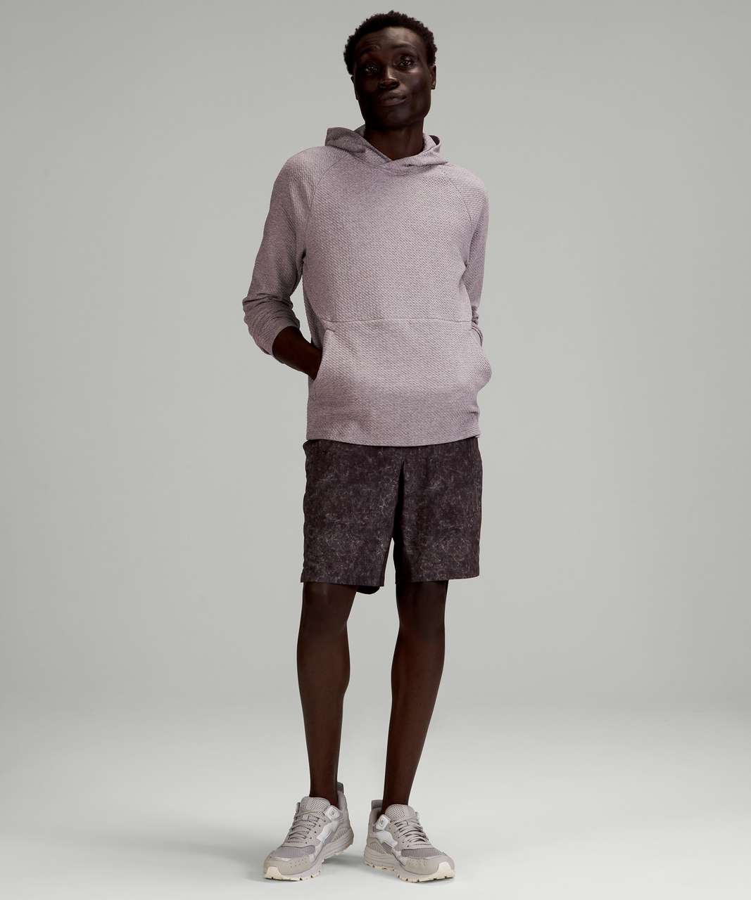 Lululemon At Ease Hoodie - Heathered Lunar Rock