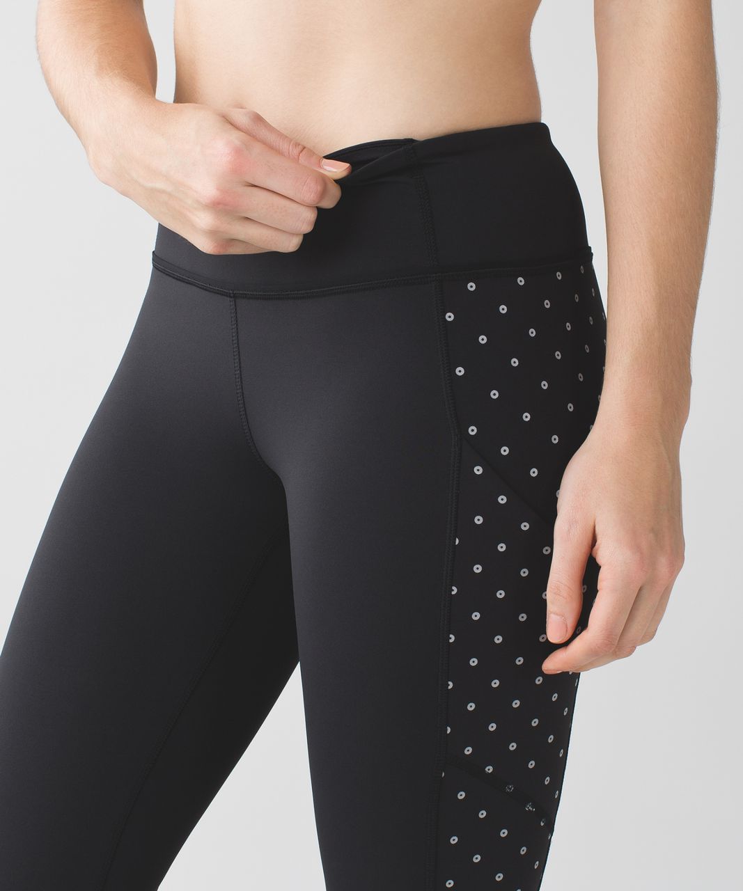 lululemon polka dot mesh leggings